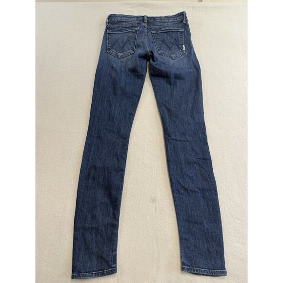 Mother Jeans Womens Size 27 Blue Denim The Looker in Deja Vu USA Made Skinny - Picture 14 of 15